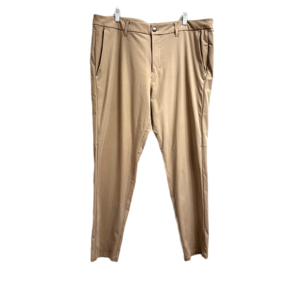 Lululemon Men’s Commission Pants Tofino Sand Khaki Size 40 - Picture 2 of 10